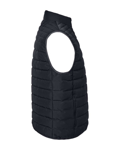 vineyard vines Men's Mountain Weekend Puffer Vest O001808 #color_Jet Black