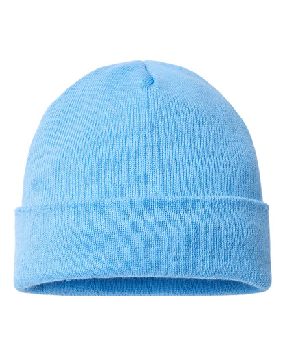 CAP AMERICA USA-Made 12" Cuffed Beanie TKN24 #color_Carolina Blue