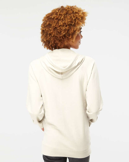 Independent Trading Co. Icon Lightweight Loopback Terry Hooded Sweatshirt SS1000 #colormdl_Bone