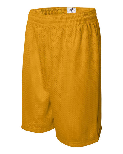 Badger Pro Mesh 9" Shorts 7209 #color_Gold