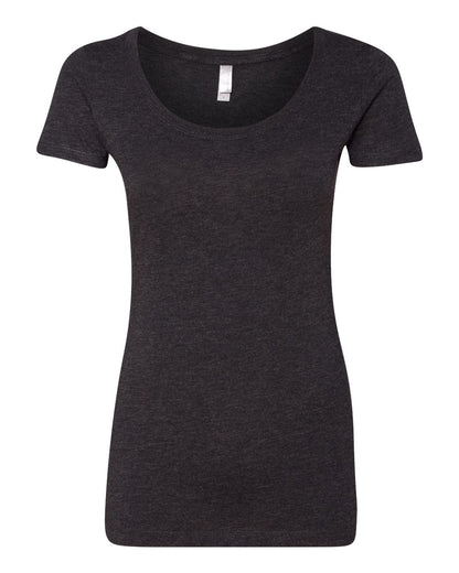 Next Level Women’s Triblend Scoop Neck T-Shirt 6730 #color_Vintage Black