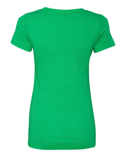 Next Level Women’s Triblend Deep V-Neck T-Shirt 6740 #color_Envy