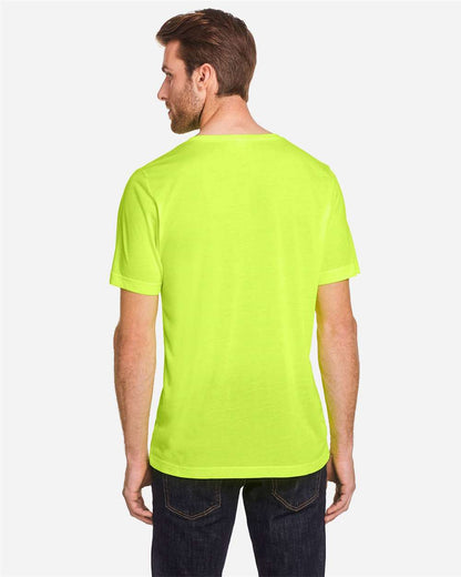 CORE365 Unisex Fusion ChromaSoft™ Performance T-Shirt CE111 #colormdl_Safety Yellow