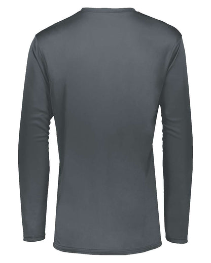Holloway Youth Momentum Long Sleeve T-Shirt 222823 #color_Graphite