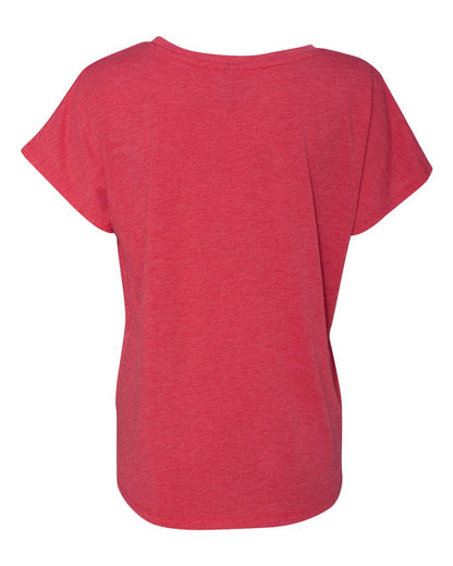 Next Level Women’s Triblend Dolman T-Shirt 6760 #color_Vintage Red