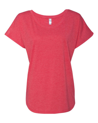 Next Level Women’s Triblend Dolman T-Shirt 6760 #color_Vintage Red