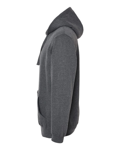 J. America Men's Tailgate Hooded Sweatshirt 8815 #color_Charcoal Heather