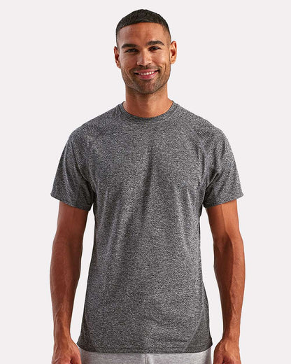 TriDri Unisex Panelled Tech T-Shirt TD011 #colormdl_Black Melange