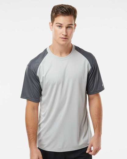 Badger Breakout T-Shirt 4230 #colormdl_Silver/ Graphite