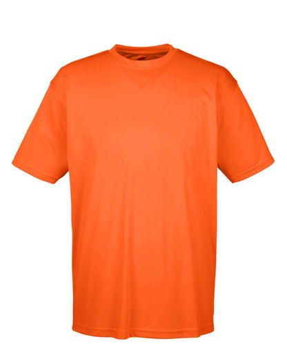 UltraClub Men's Cool & Dry Sport Performance Interlock T-Shirt 8420 #color_Bright Orange