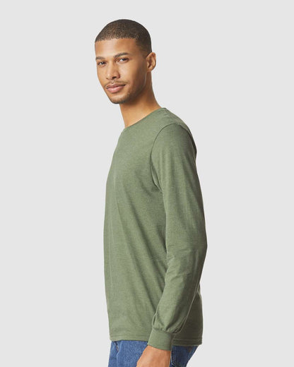 Gildan Softstyle® CVC Long Sleeve T-Shirt 67400 #colormdl_Cactus