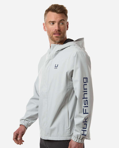 HUK Men's Storm Rain Jacket H400159 #colormdl_Harbor Mist