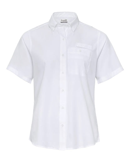 Paragon Women's Hatteras Performance Short Sleeve Fishing Shirt 704 #color_White