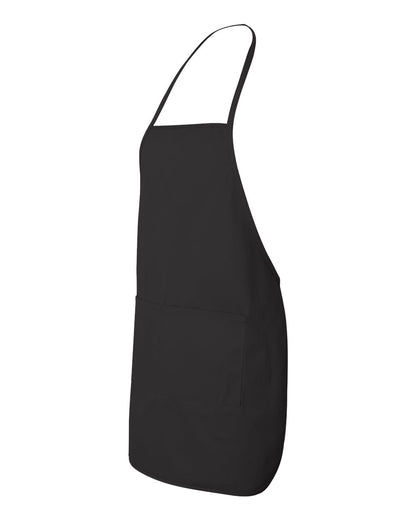 Liberty Bags Long Butcher Block Apron 5505 #color_Black