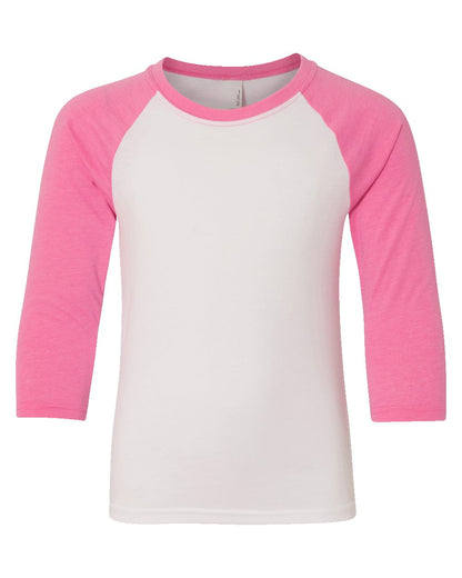 Next Level Youth CVC Three-Quarter Sleeve Raglan T-Shirt 3352 Next Level Youth CVC Three-Quarter Sleeve Raglan T-Shirt 3352