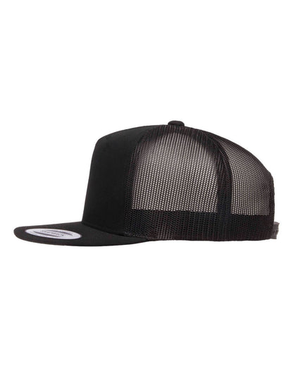YP Classics Five-Panel Classic Trucker Cap 6006 #color_Black