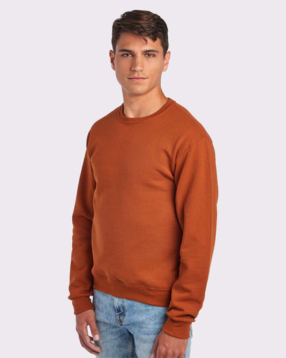 JERZEES Unisex NuBlend® Crewneck Sweatshirt 562MR #colormdl_Texas Orange
