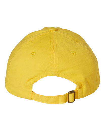 Valucap Bio-Washed Classic Dad Hat VC300A #color_Yellow