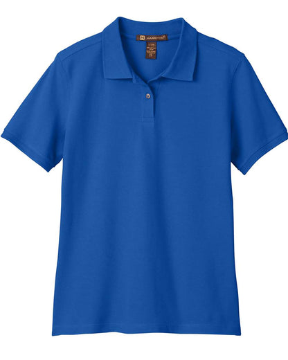 Harriton Women's Cotton Polo M200W #color_True Royal