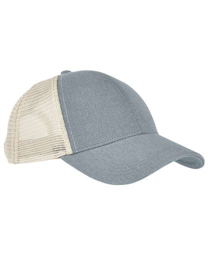 econscious Hemp Blend Trucker Cap EC7093 #color_Charcoal/ Oyster