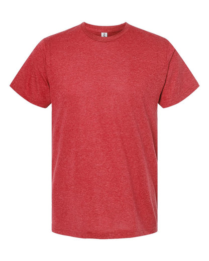 Tultex Poly-Rich T-Shirt 241 #color_Heather Red