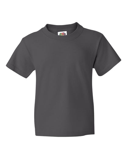 Fruit of the Loom HD Cotton Youth Short Sleeve T-Shirt 3930BR #color_Charcoal Grey