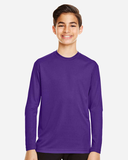 Team 365 Youth Zone Performance Long Sleeve T-Shirt TT11YL #colormdl_Sport Purple