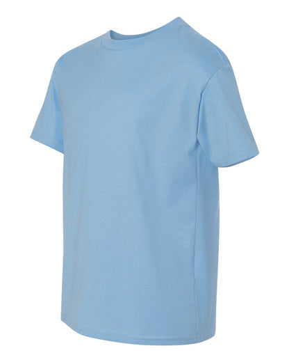 Hanes Perfect-T Youth T-Shirt 498Y #color_Light Blue