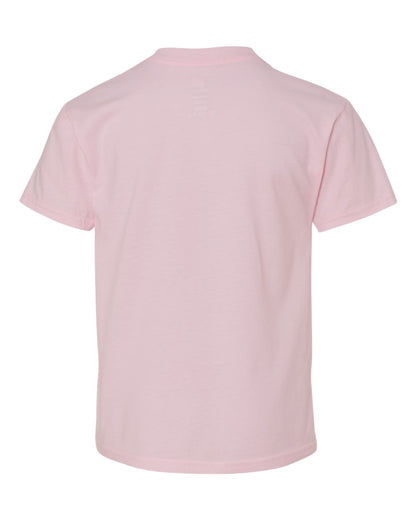 Hanes Perfect-T Youth T-Shirt 498Y #color_Pale Pink