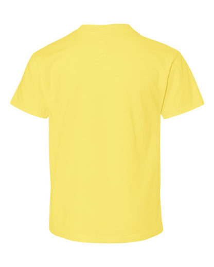 Hanes Perfect-T Youth T-Shirt 498Y #color_Yellow