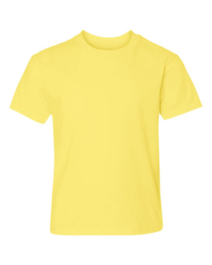 Hanes Perfect-T Youth T-Shirt 498Y #color_Yellow