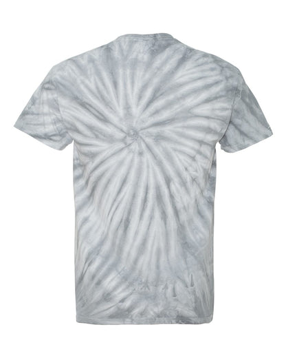 Dyenomite Cyclone Pinwheel Tie-Dyed T-Shirt 200CY #color_Silver