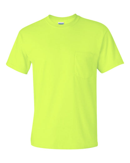 Gildan Unisex Ultra Cotton® Pocket T-Shirt 2300 #color_Safety Green