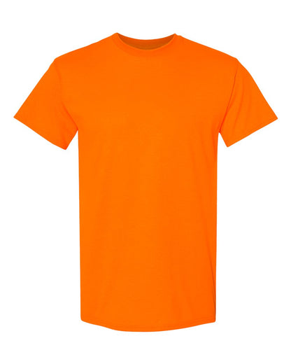 Gildan Unisex Heavy Cotton™ T-Shirt 5000 #color_Safety Orange