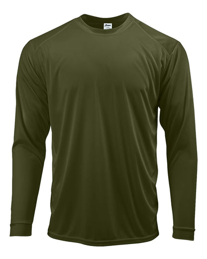 Paragon Unisex Long Islander Performance Long Sleeve T-Shirt 210 #color_Olive Green