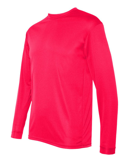 C2 Sport Unisex Performance Long Sleeve T-Shirt 5104 #color_Hot Coral