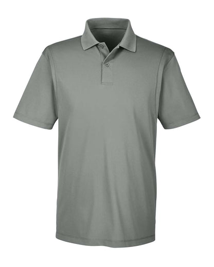 Harriton Men's Micro Piqué Polo M354 #color_Charcoal