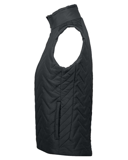 Holloway Women's Repreve® Eco Quilted Vest 229713 #color_Black
