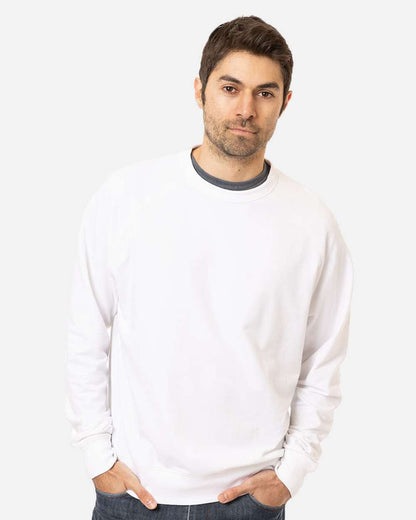 econscious Unisex Motion Crewneck Sweatshirt EC5200 #colormdl_White