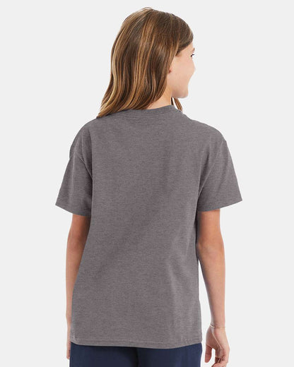 Hanes Authentic Youth T-Shirt 5450 #colormdl_Oxford Grey