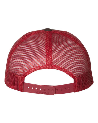 Richardson Low Pro Trucker Cap 115 #color_Coffee/ Claret