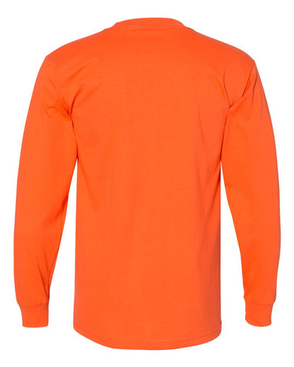 Bayside USA-Made Long Sleeve T-Shirt 6100 #color_Orange