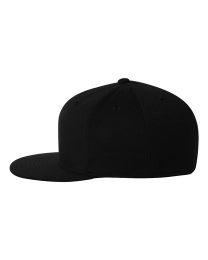 Flexfit 210® Flat Bill Cap 6210FF #color_Black