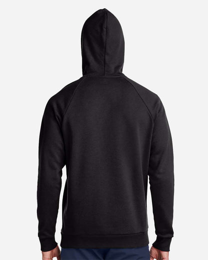 Under Armour Men's Rival Fleece Hooded Sweatshirt 1379757 #colormdl_Black/ White