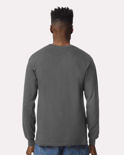 Gildan Ultra Cotton® Long Sleeve T-Shirt 2400 #colormdl_Charcoal