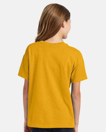 Hanes Ecosmart™ Youth T-Shirt 5370 #colormdl_Gold