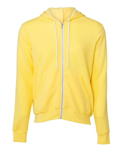 BELLA + CANVAS Sponge Fleece Full-Zip Hoodie 3739 #color_Yellow