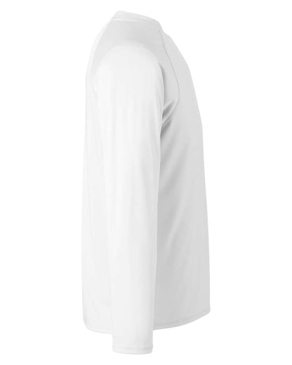 CORE365 Unisex Ultra UVP™ Marina Raglan Long Sleeve T-Shirt CE110 #color_White