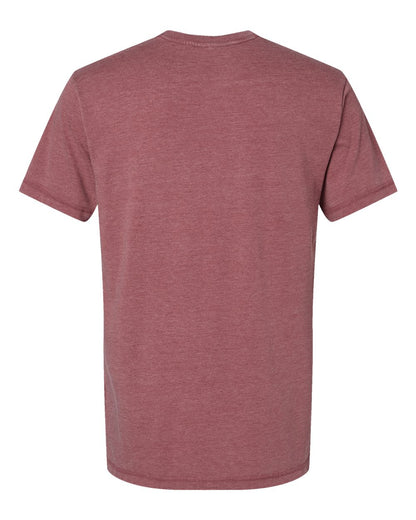 LAT Unisex Vintage Wash Tee 6902 #color_Washed Rouge