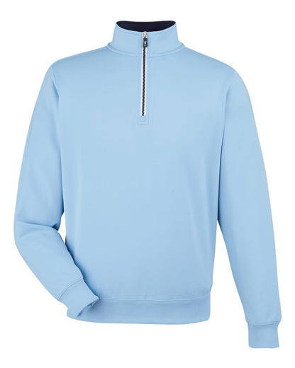Fairway & Greene Men's Caves Tech Quarter-Zip Pullover C11512 #color_Bluff